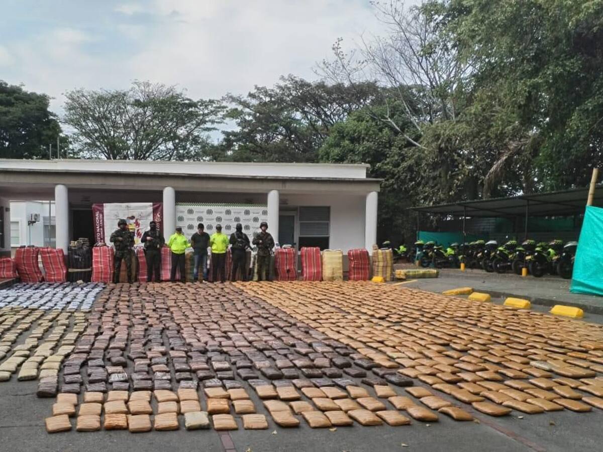 En el Cauca, fueron incautadas cerca de 3 toneladas de marihuana