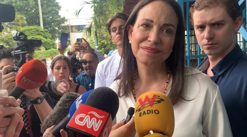 María Corina Machado, candidata presidencial por la oposición. Foto: Gabriela González