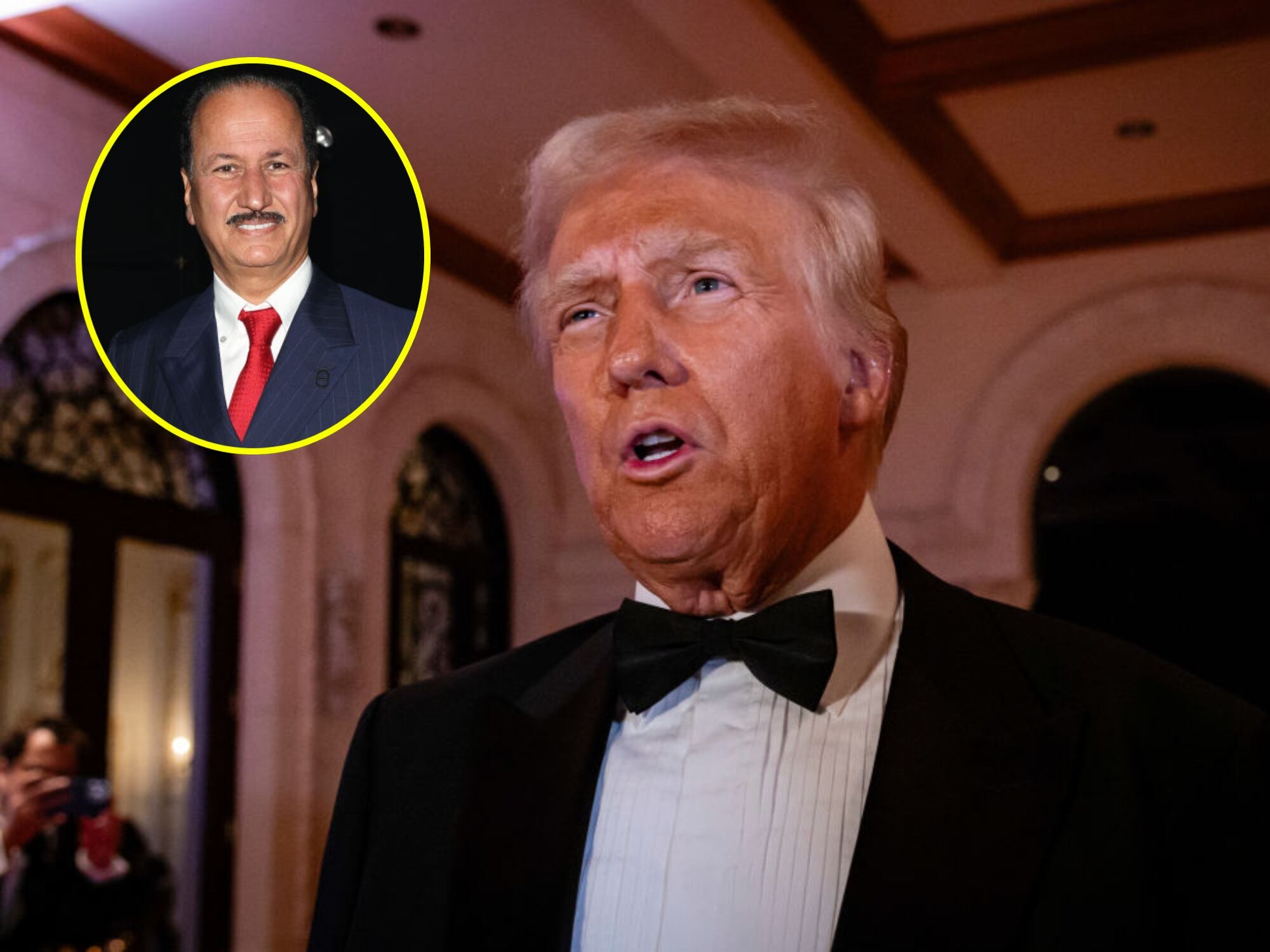 Donald Trump. I Foto: Eva Marie Uzcategui/Getty Images. Hussain Sajwani. I Foto: Jacopo Raule/Getty Images.