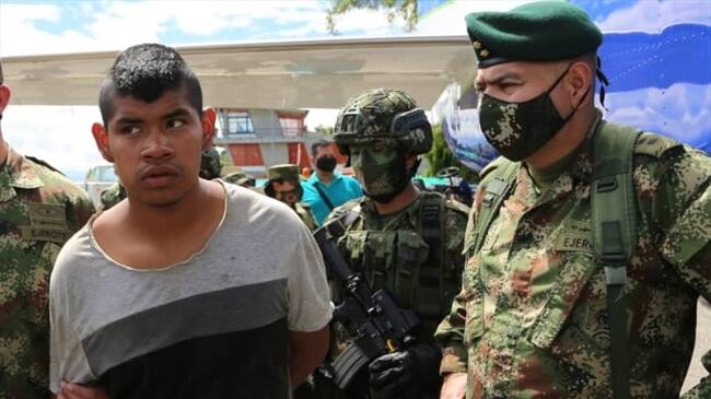 El ente acusador le imputó al individuo el delito de secuestro. Foto: Ejército Nacional