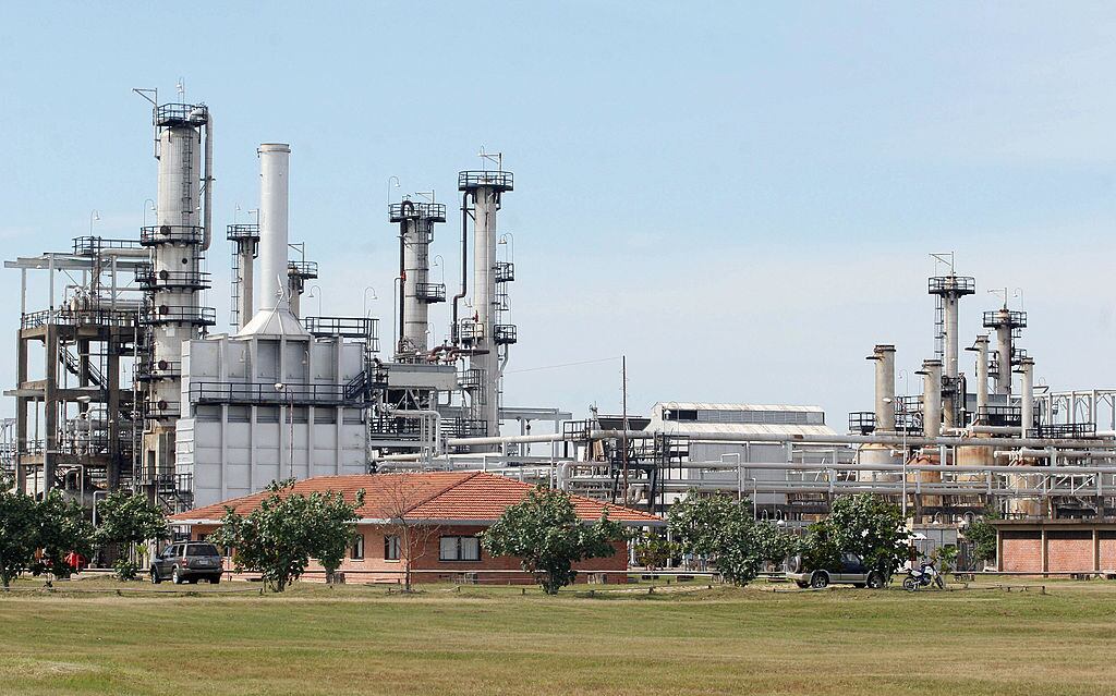 Imagen de referencia perforación de Exxon en Brasil (Photo credit should read AIZAR RALDES/AFP via Getty Images)