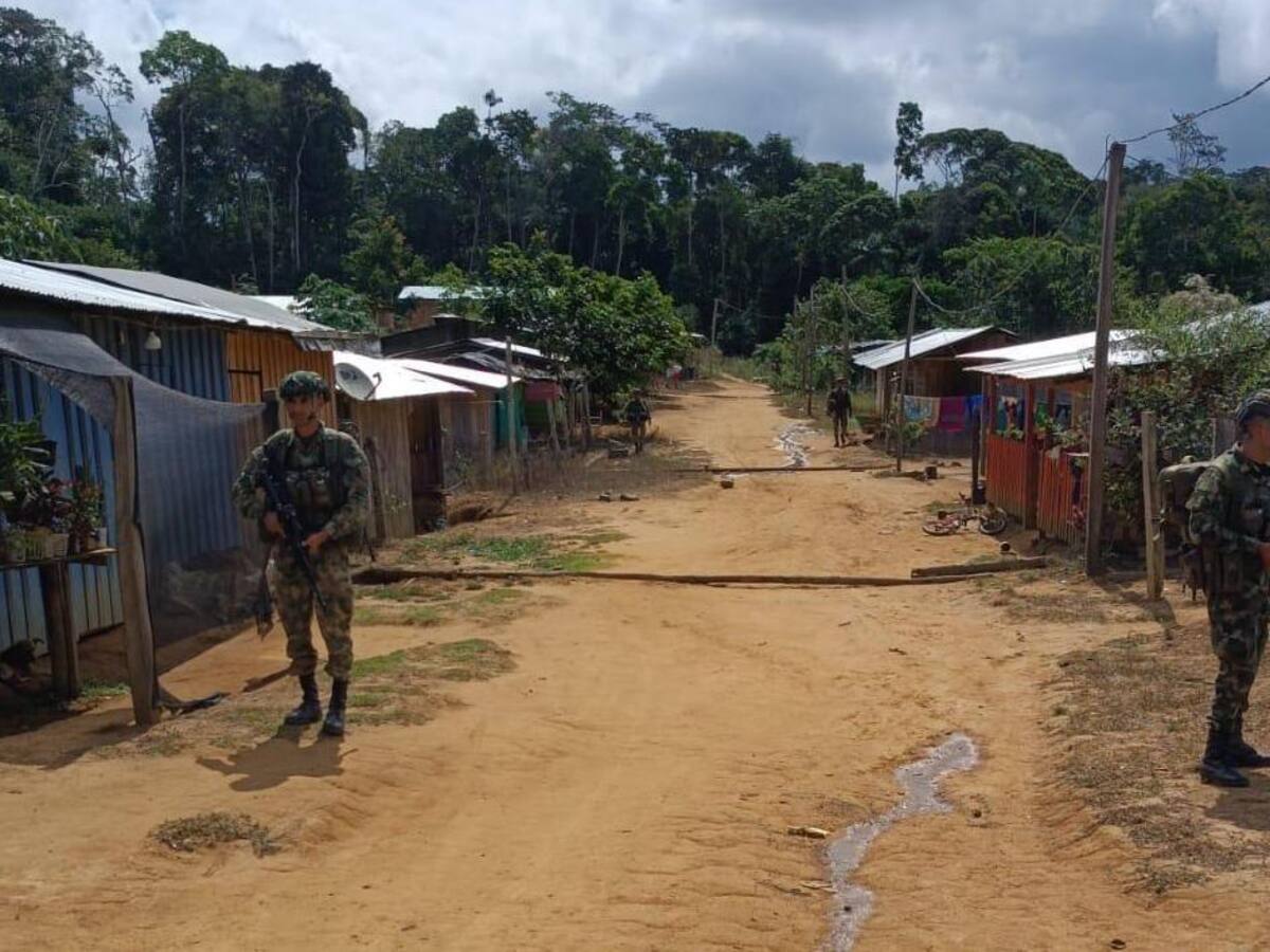 Despliegue militar en Segovia, Antioquia, tras enfrentamientos entre Clan del Golfo y ELN