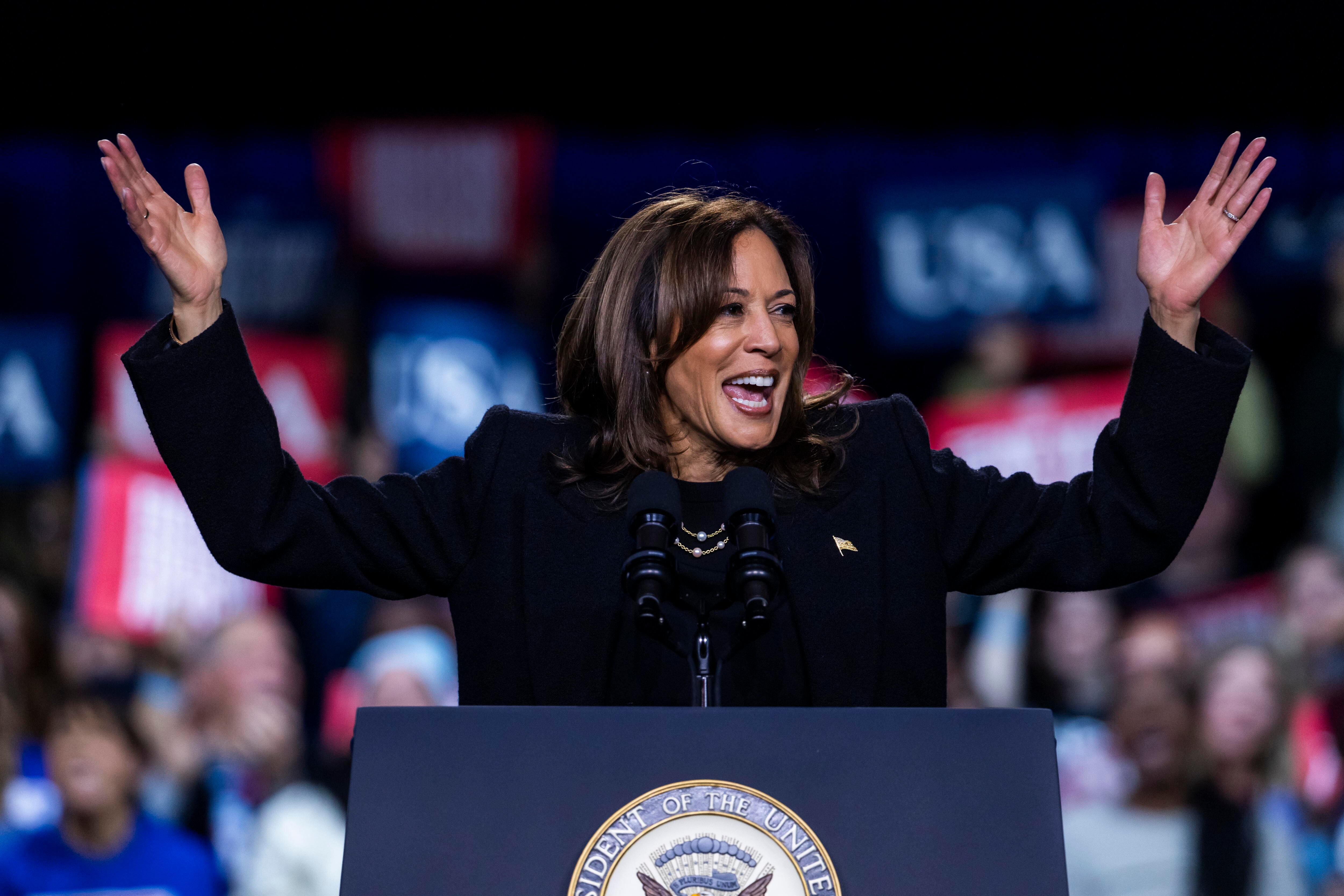 Kamala Harris. EFE/EPA/JIM LO SCALZO
