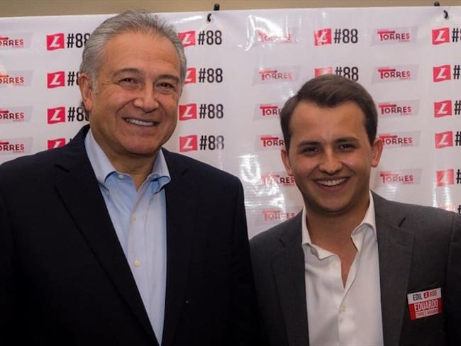 Óscar Naranjo hizo una excepción en su alejamiento de la política para apoyar la candidatura a la JAL de Usaquén de su sobrino, Eduardo Torres Naranjo. Foto: Cortesía.
