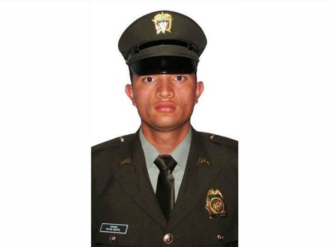 El patrullero Víctor Manuel Bertel González estaba desaparecido desde el pasado 7 de julio. Foto: Policía