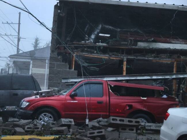 En Nueva Orleans se produjo un "daño de transmisión catastrófico" debido al paso del huracán Ida.. Foto: Scott Olson/Getty Images