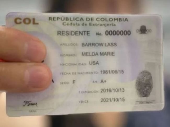 Cédula de extranjería | Foto: Cortesía