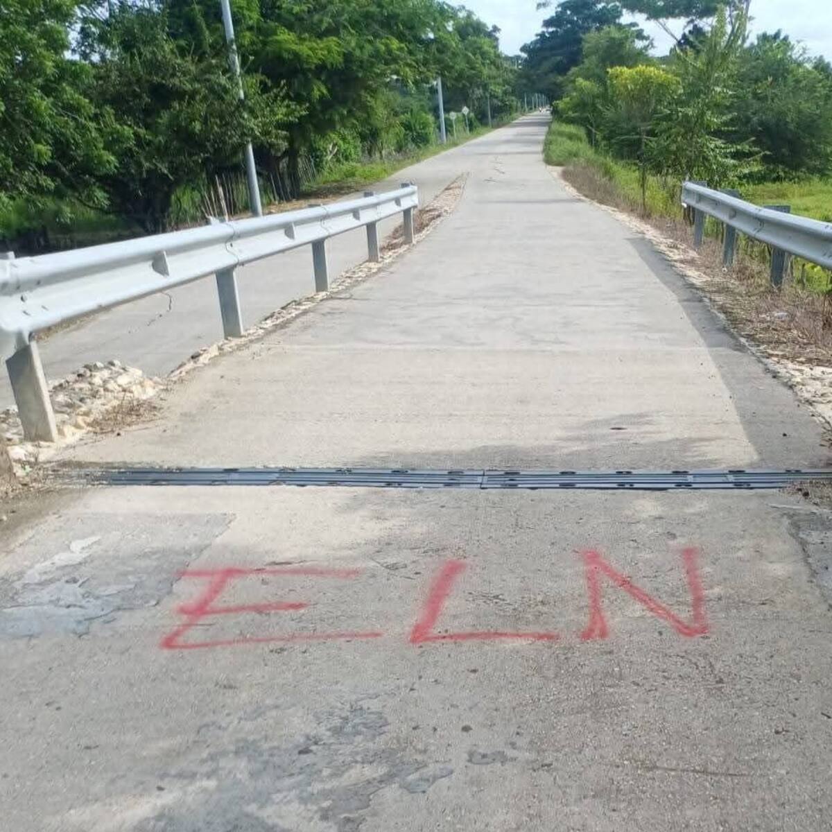 Alertan por la aparición de grafitis alusivos al ELN en Chimá, Córdoba