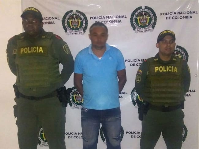 El hecho se desarrolló en el barrio La Treinta del municipio de Luruaco Atlántico. Foto: Policía Nacional