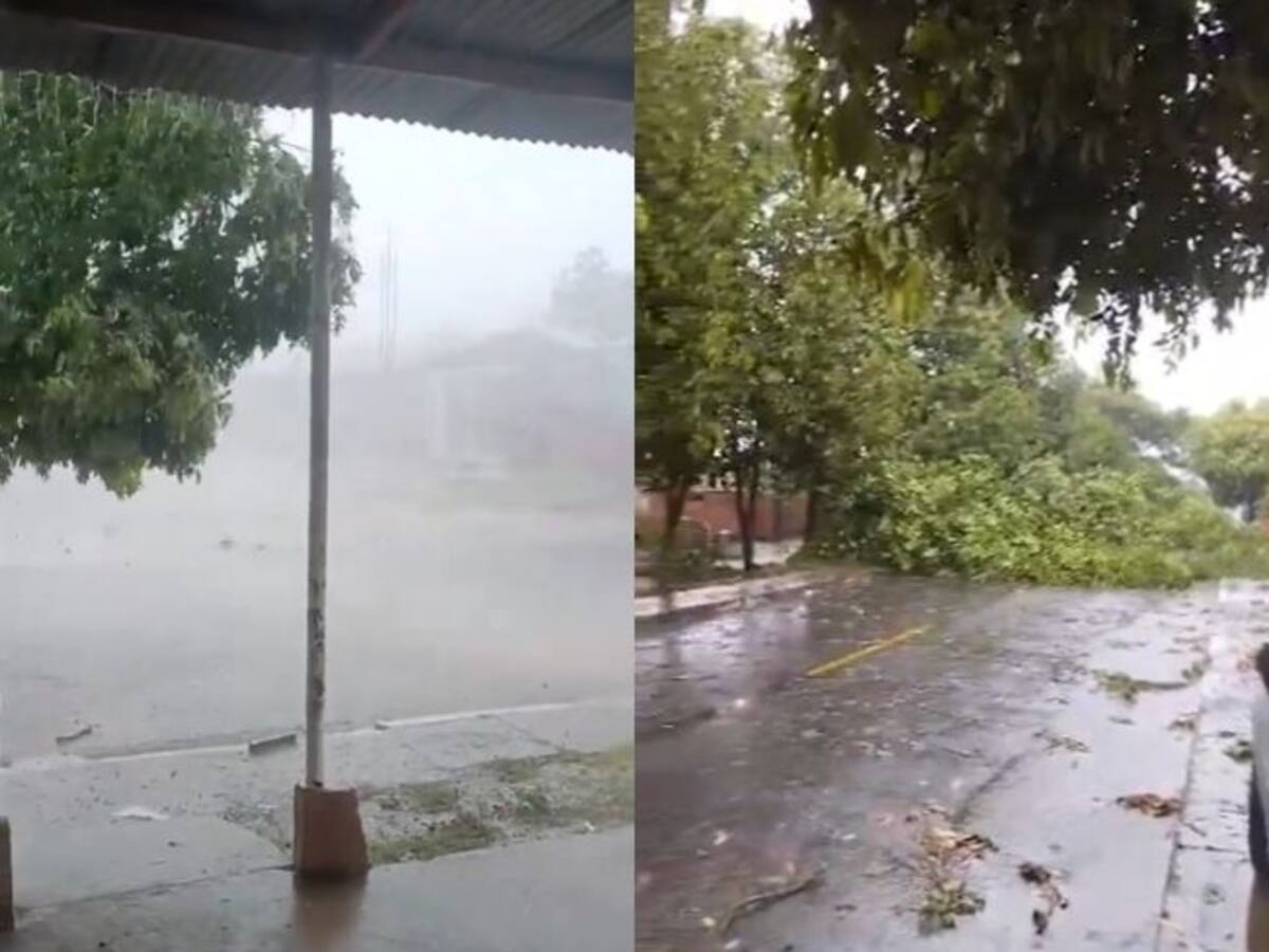 Lluvias en Puerto Wilches, Santander, dejaron viviendas destechadas
