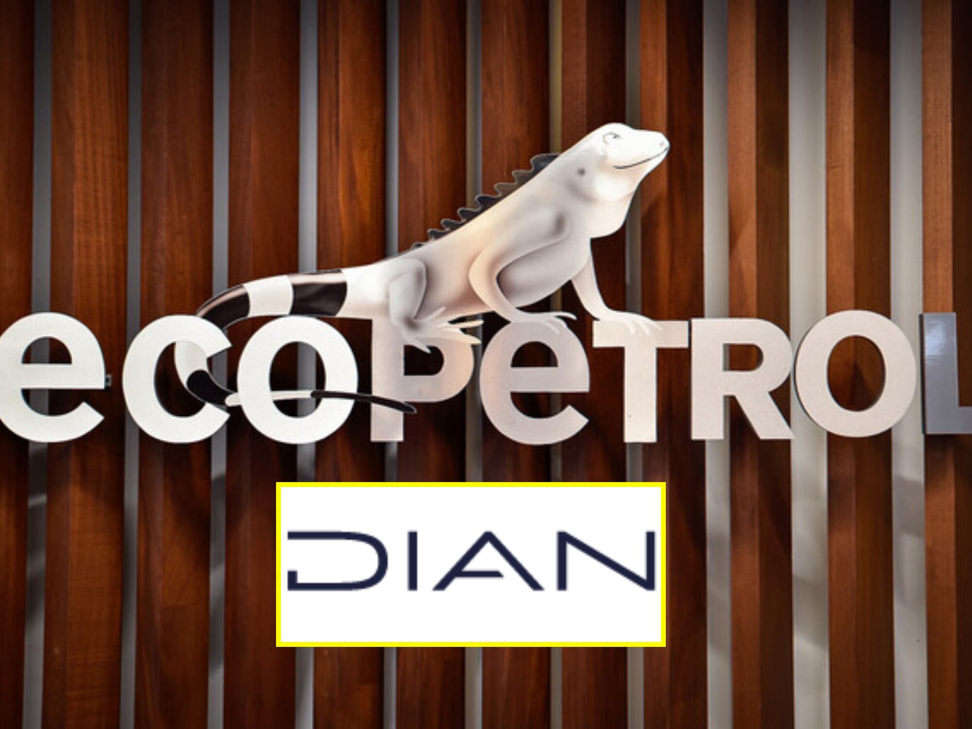 Logos de Ecopetrol y DIAN. Fotos: (Colprensa - Cristian Bayona) / Página DIAN