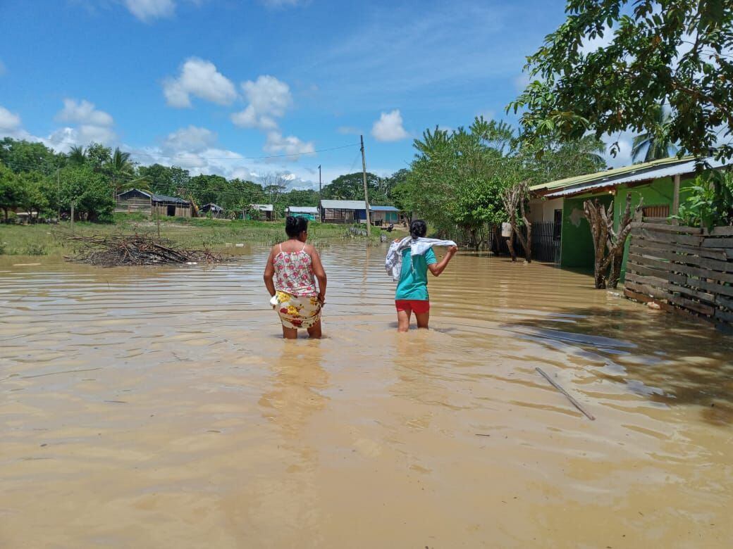 Inundaciones en Córdoba. Foto: cortesía prensa Alcaldía Puerto Libertador (referencia).