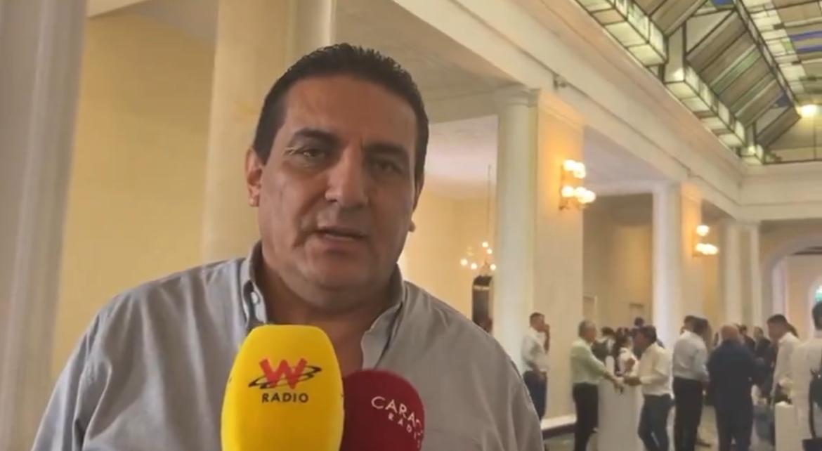 “No tengo nada que ocultar”: Representante Díaz Mateus por señalamientos del director de la ANT. Foto: W radio. 