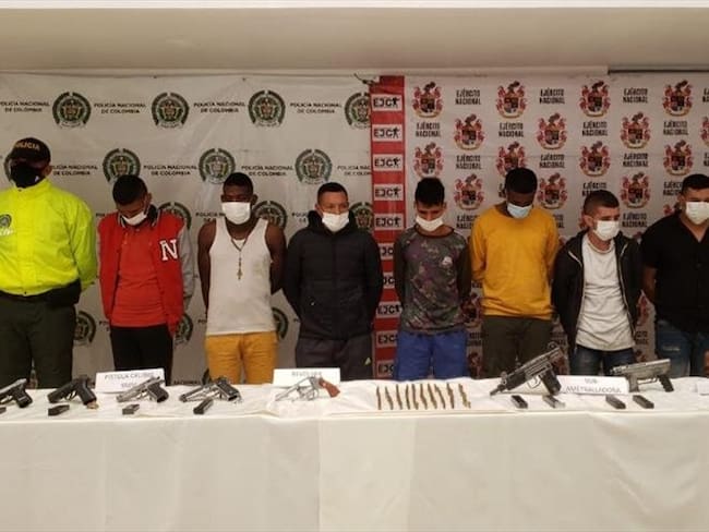 Capturan a siete integrantes de ‘Los Contadores’. Foto: Twitter Ejército Nacional