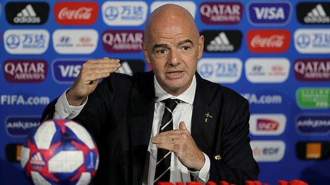 El presidente de la FIFA, Gianni Infantino. Foto: Getty Images