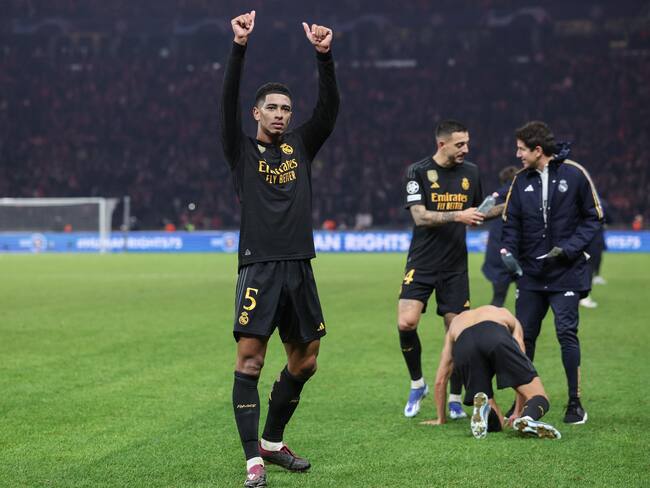 Berlin (Gemany), 12/12/2023.- Madrid players react after the UEFA Champions League group stage match between Union Berlin and Real Madrid, in Berlin, Germany, 12 December 2023. (Liga de Campeones, Alemania) EFE/EPA/FILIP SINGER