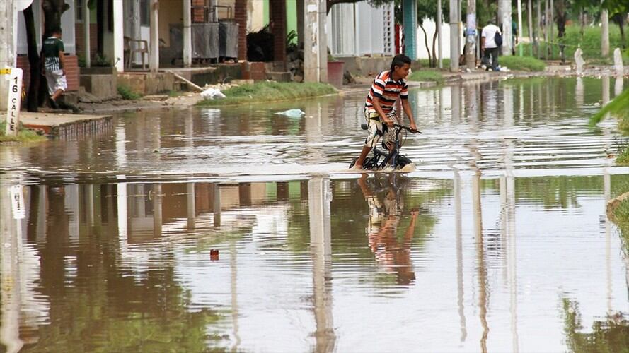 36% de los municipios del país han presentado alguna afectación por las lluvias. Foto: Colprensa