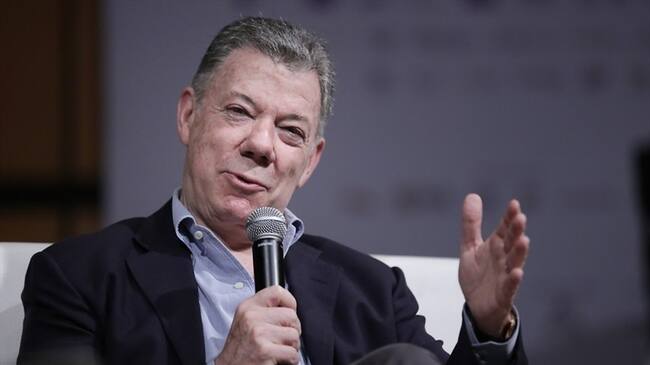 El expresidente Juan Manuel Santos se refiere al reconocimiento de secuestros por parte de los excombatientes de las Farc. Foto: Colprensa