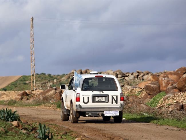 Camioneta de la ONU. Foto: Getty Images