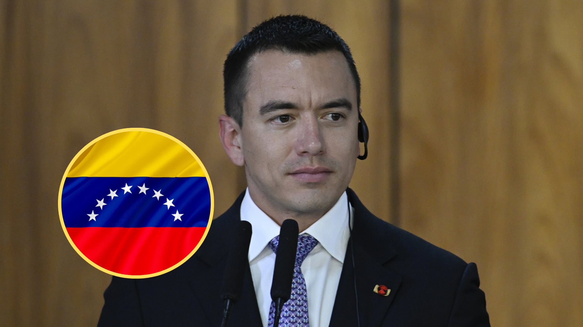 Presidente de Ecuador, Daniel Noboa. Foto: Mateus Bonomi/Anadolu a través de Getty Images)