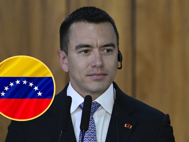 Presidente de Ecuador, Daniel Noboa. Foto: Mateus Bonomi/Anadolu a través de Getty Images)