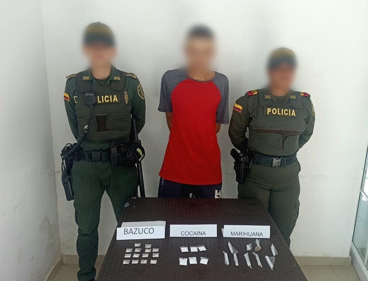 Capturan a presunto integrante del Clan del Golfo en zona urbana de Ayapel, Córdoba. Foto: prensa Policía de Córdoba.