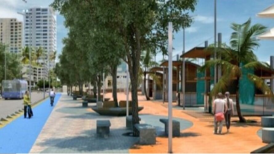 Antes de terminar 2019 se adjudicarán camellones del centro y El Rodadero en Santa Marta. Foto: Cortesía Edus