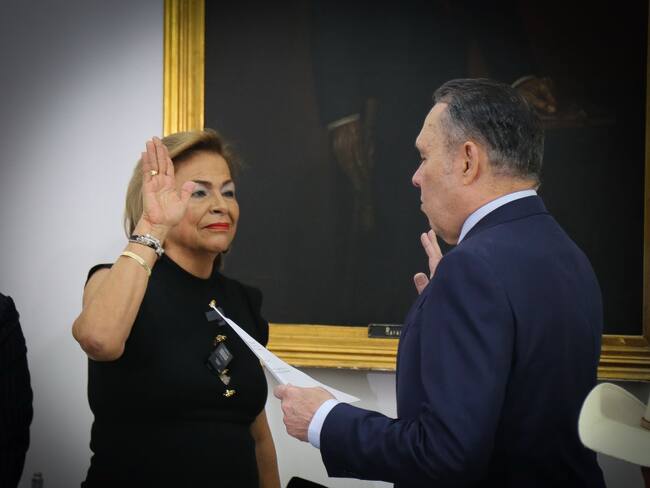 Esperanza Andrade se posesionó como nueva senadora del Partido Conservador. Foto: Suministrada.