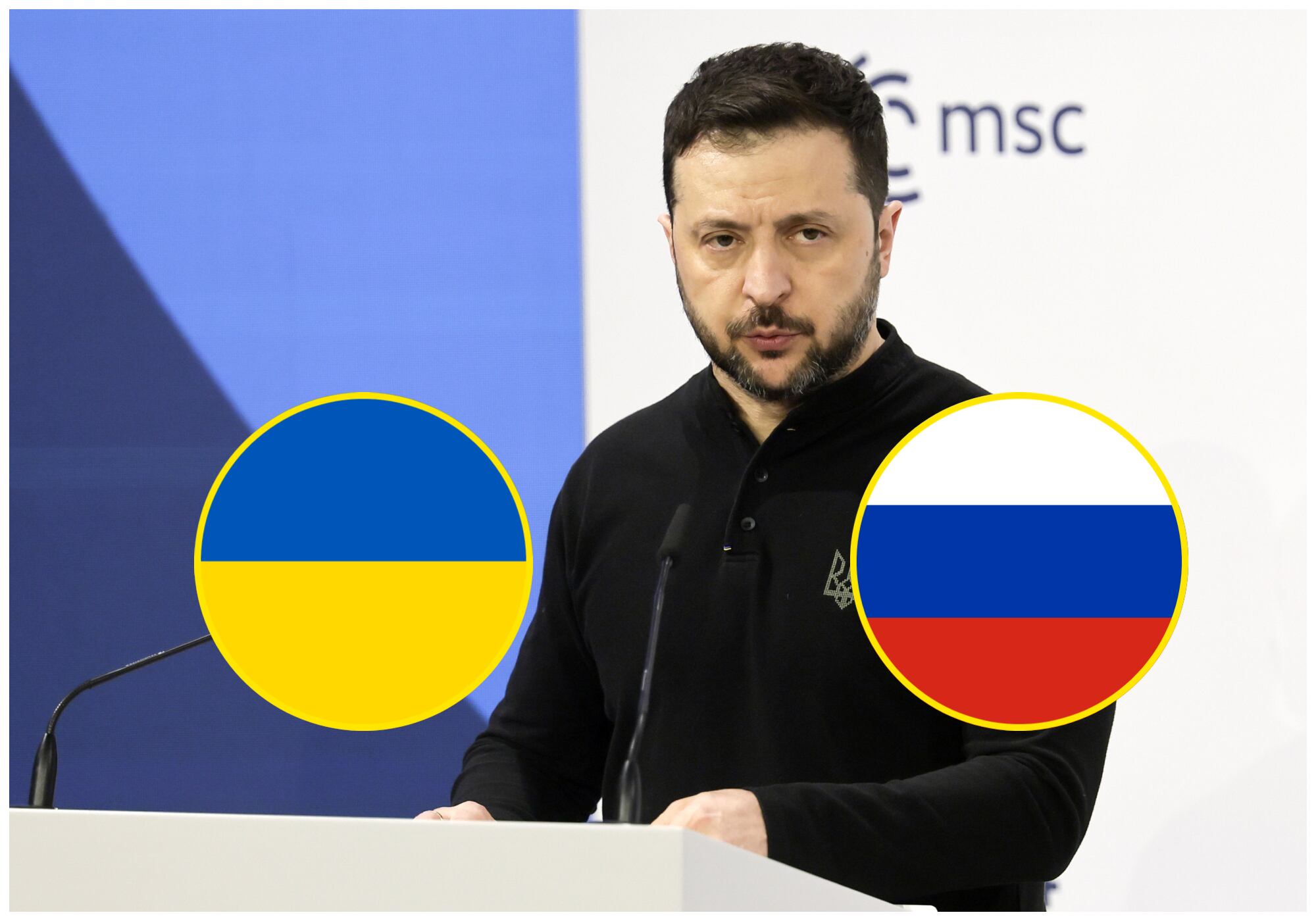 Volodímir Zelenski informó que en un ataque ruso a Kiev, Járkov y Odesa dejó 4 muertos. Foto: EFE.