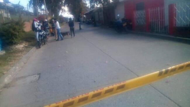 La Guardia Indígena realizó la evacuación preventiva de las viviendas aledañas. . Foto: Cortesía Cric