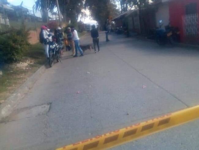 La Guardia Indígena realizó la evacuación preventiva de las viviendas aledañas. . Foto: Cortesía Cric