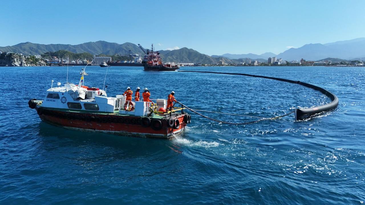Bahía de Santa Marta. Foto: Simulacro de emergencia/ Dimar