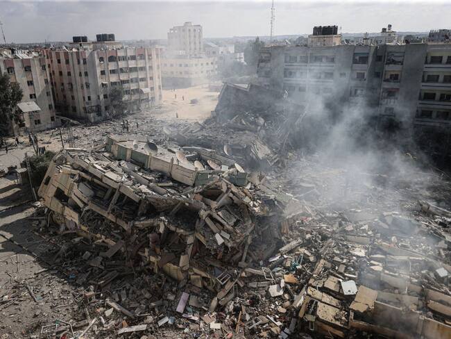 Gaza. (Photo by Mustafa Hassona/Anadolu via Getty Images)