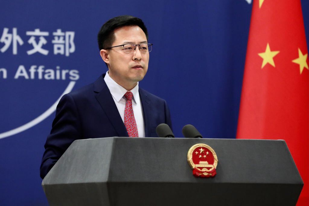 Portavoz del Ministerio de Relaciones Exteriores de China, Zhao Lijian. Foto: Getty Images