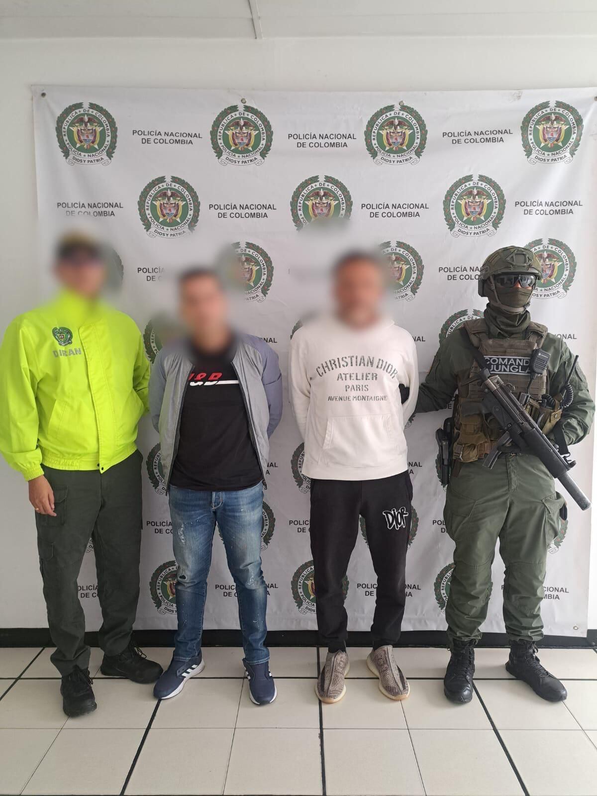 Capturan a ‘Ramón Acuña’. Foto: cortesía Policía Nacional.