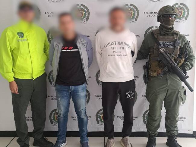 Capturan a ‘Ramón Acuña’. Foto: cortesía Policía Nacional.