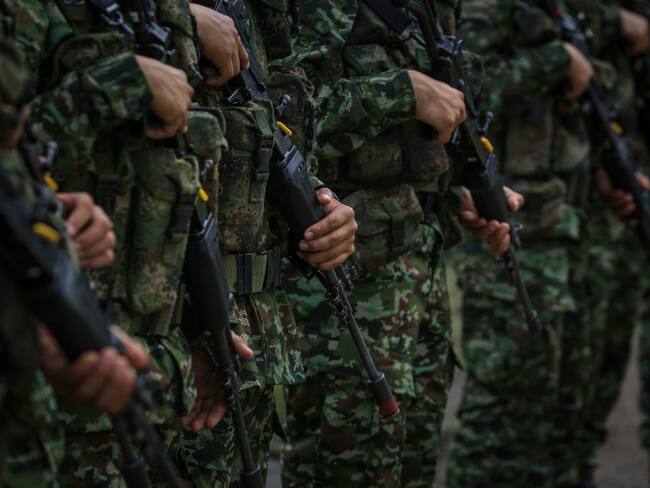 Imagen de referencia de militares colombianos. Foto: Getty Images.
