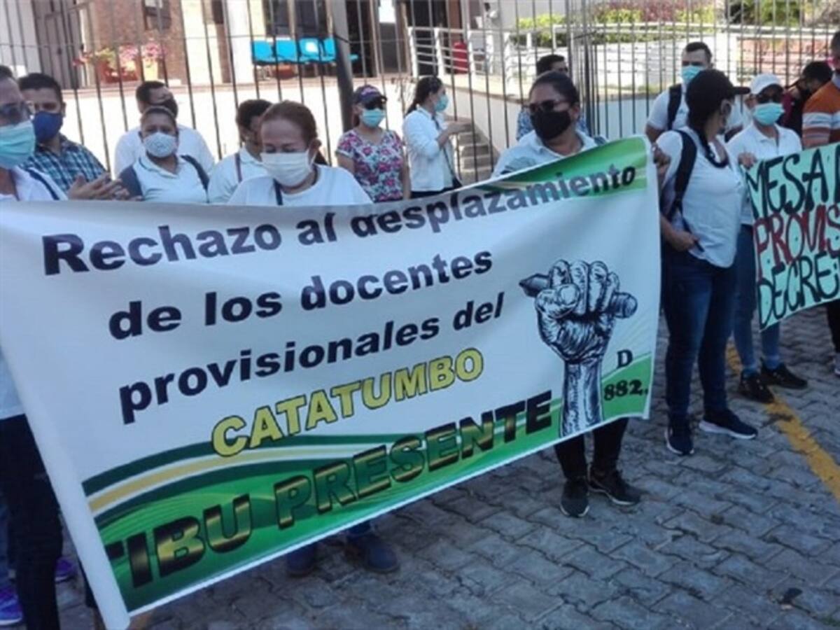 Docentes del Catatumbo proyectan nuevas protestas por crisis laboral