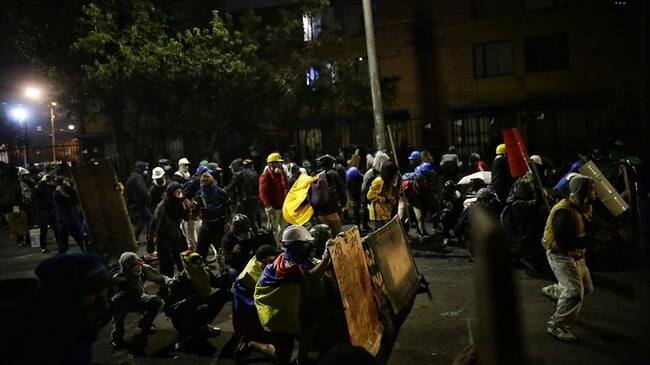 Juan Fonseca dijo en Sigue La W que es injusto que no dejen a los jóvenes protestar pacíficamente. . Foto: Colprensa-Sergio Acero