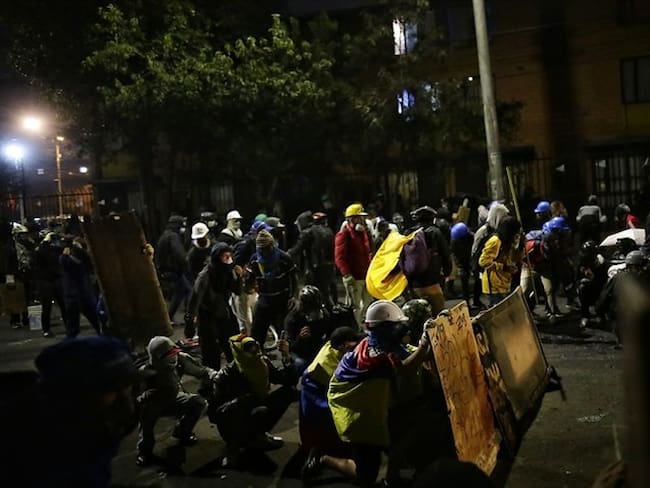 Juan Fonseca dijo en Sigue La W que es injusto que no dejen a los jóvenes protestar pacíficamente. . Foto: Colprensa-Sergio Acero