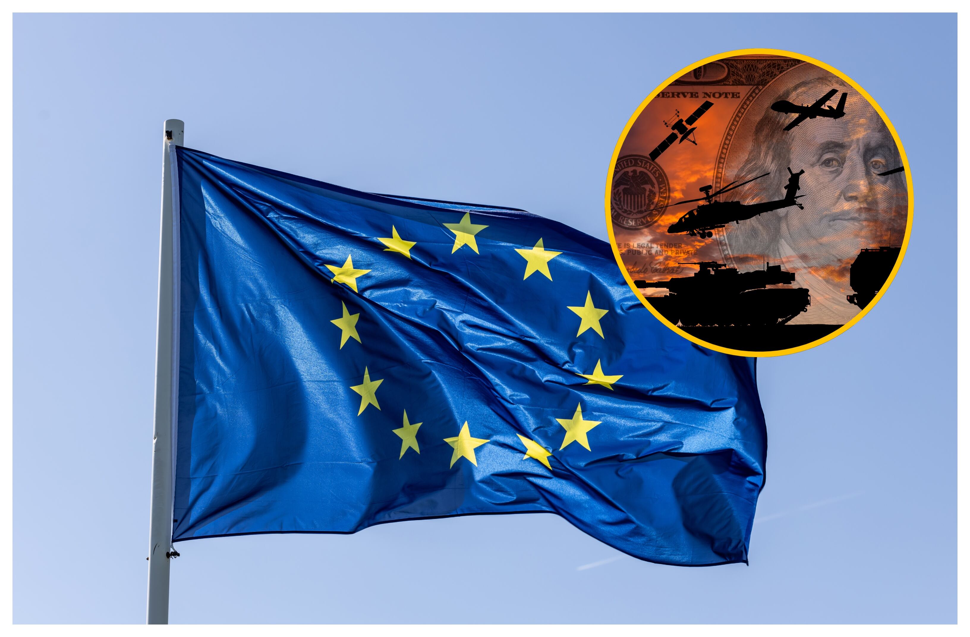 Bandera de UE. Foto: Getty Images.