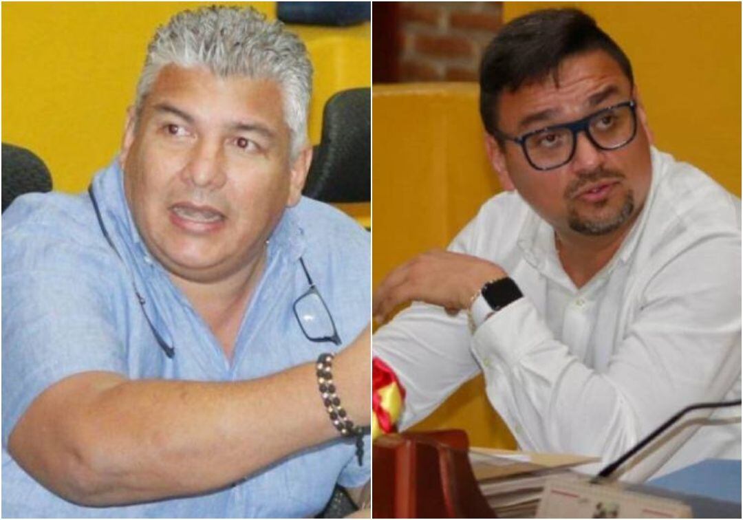 Los concejales Óscar Marín y Carlos Barrios discutieron en plenaria y dejaron entre ver que la Contraloría Distrital está politizada. Crédito: Archivo.