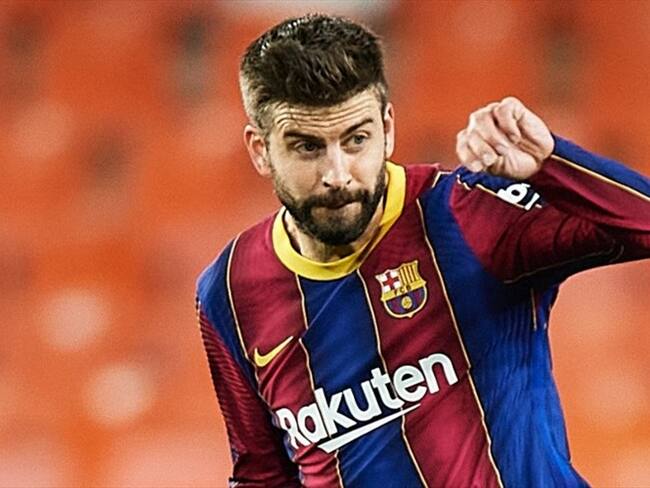 Gerard Piqué en un partido en la Liga Santander con el Barcelona FC. Foto: Getty Images/Aitor Alcalde Colomer