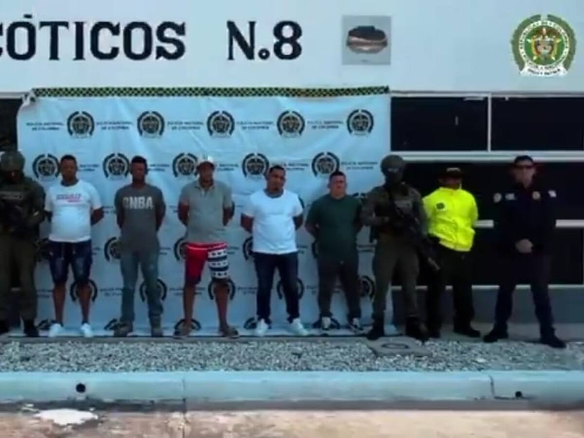 Operación ‘República’ permitió la captura de 6 personas en Santa Marta por tráfico de estupefaciente