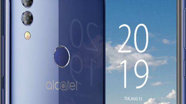 Alcatel 5V fusiona una pantalla FullView 19:9, una cámara profesional potenciada con IA y desbloqueo fácil.. Foto: Cortesía