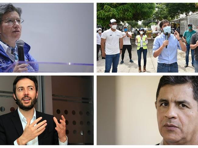 Concejales que se enfrentaron en elecciones a los alcaldes de Bogotá, Bucaramanga, Cali, Medellín y Barranquilla destacaron lo bueno y lo malo de las administraciones locales.. Foto: Colprensa