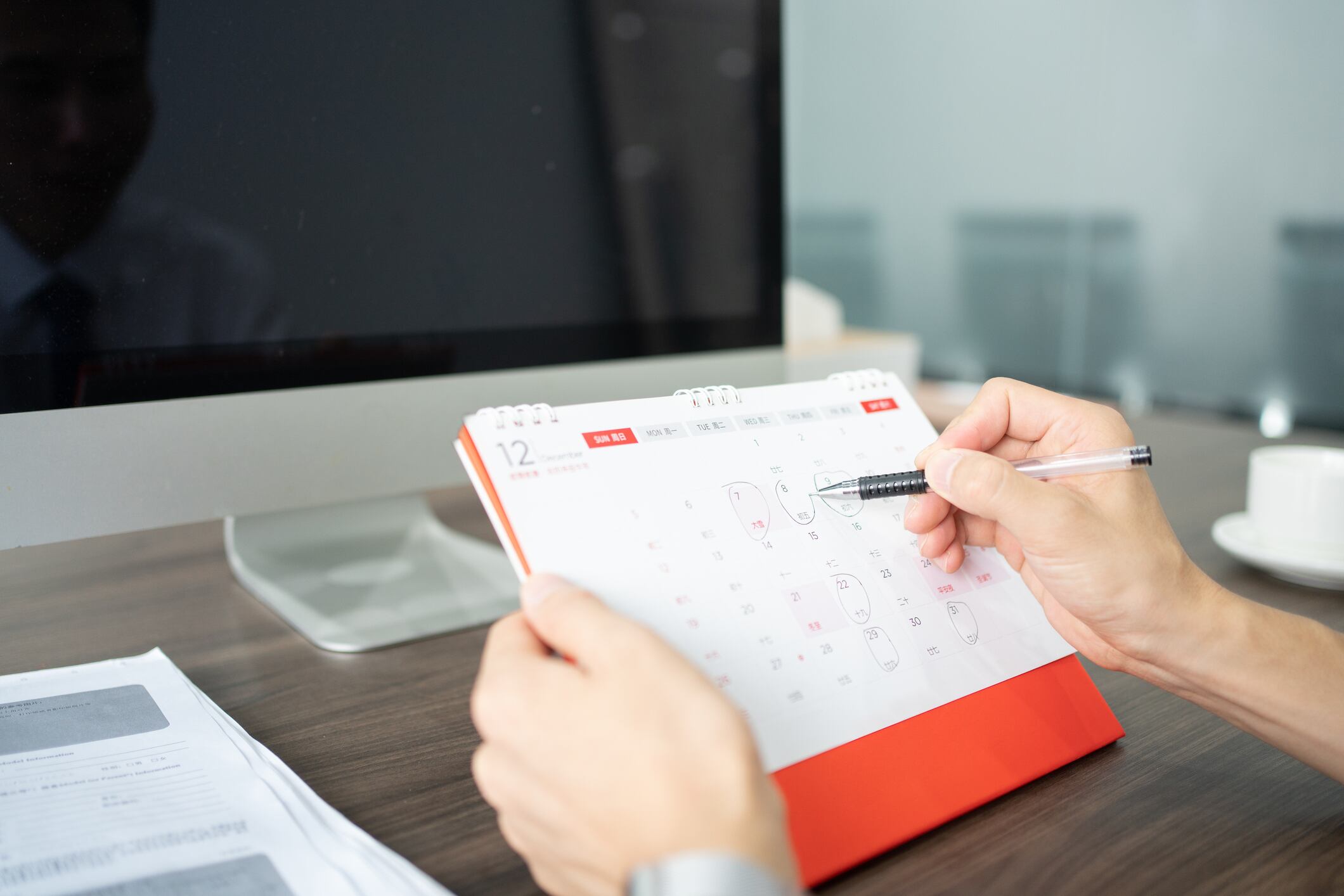 Imagen de referencia de calendario. Foto: Getty Images.