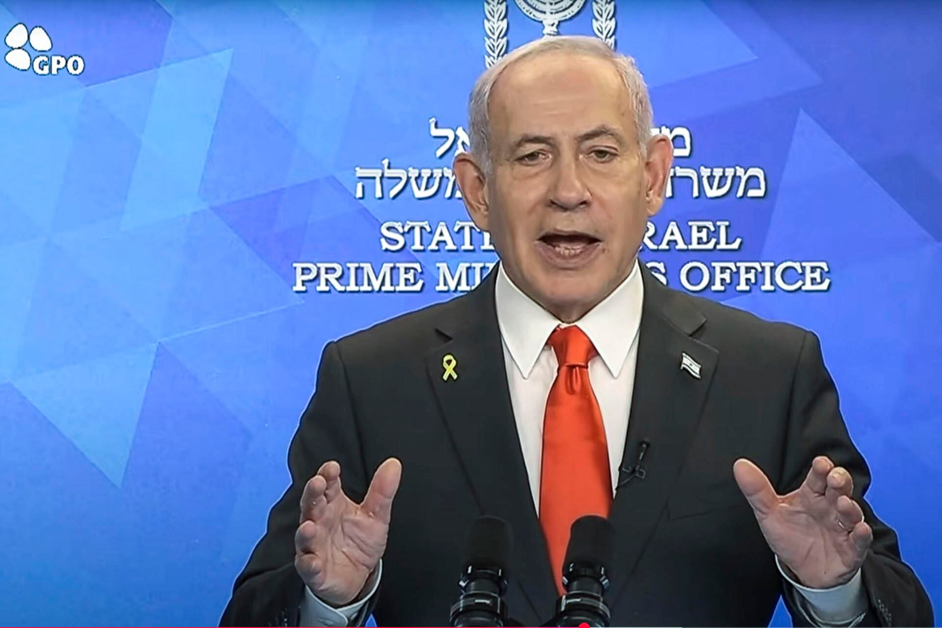 “Los traeremos a todos a casa”: el mensaje de Netanyahu, tras acordar primera fase del plan de paz. EFE/GPO