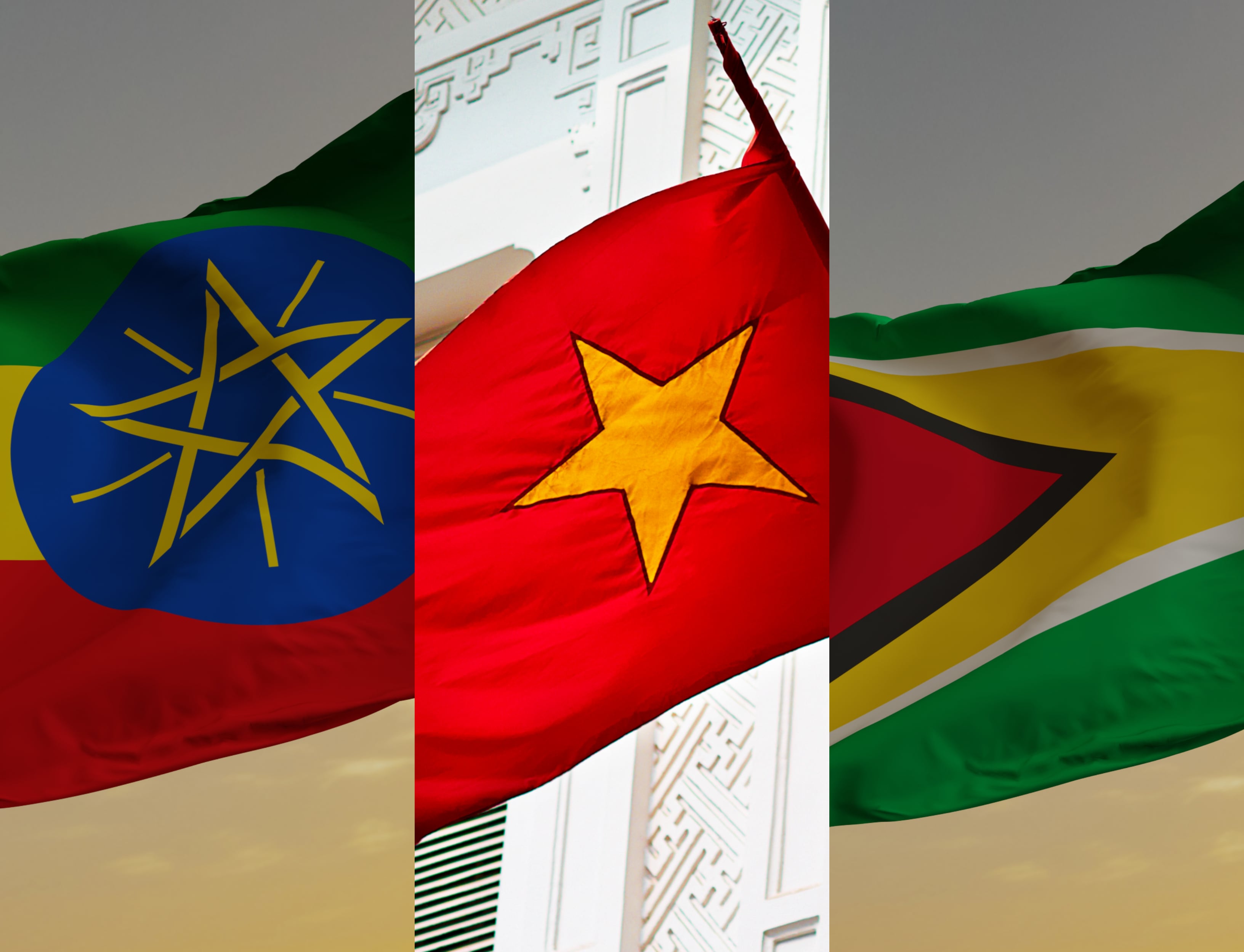 Etiopía, Vietnam y Guyana | Fotos: GettyImages