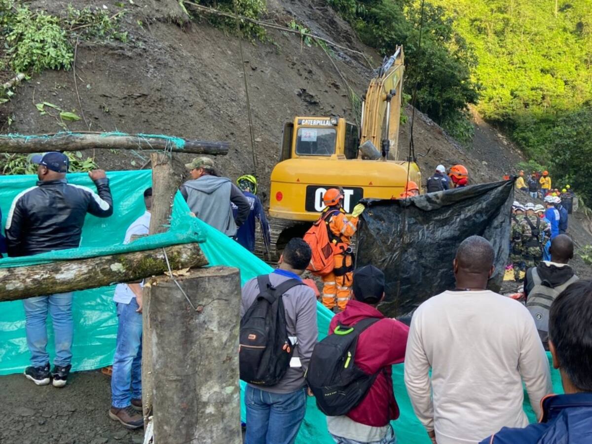 Se había advertido el estado de la vía: alcalde de Pueblo Rico tras deslizamiento